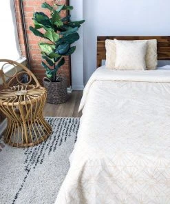 Symbology Best Sellers Reversible Duvet Cover - Cream + Tan