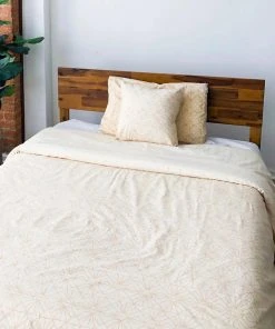 Symbology Best Sellers Reversible Duvet Cover - Cream + Tan