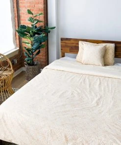 Symbology Best Sellers Reversible Duvet Cover - Cream + Tan