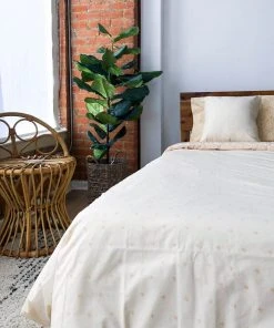 Symbology Best Sellers Reversible Duvet Cover - Cream + Tan