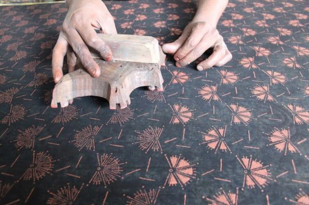 Symbology Ginkgo Leaf Midi Wrap Dress - Red + Silver 6 Symbology Ginkgo Leaf Midi Wrap Dress - Red + Silver