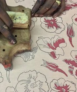 Symbology Hibiscus Flower Wrap - Rose + Berry