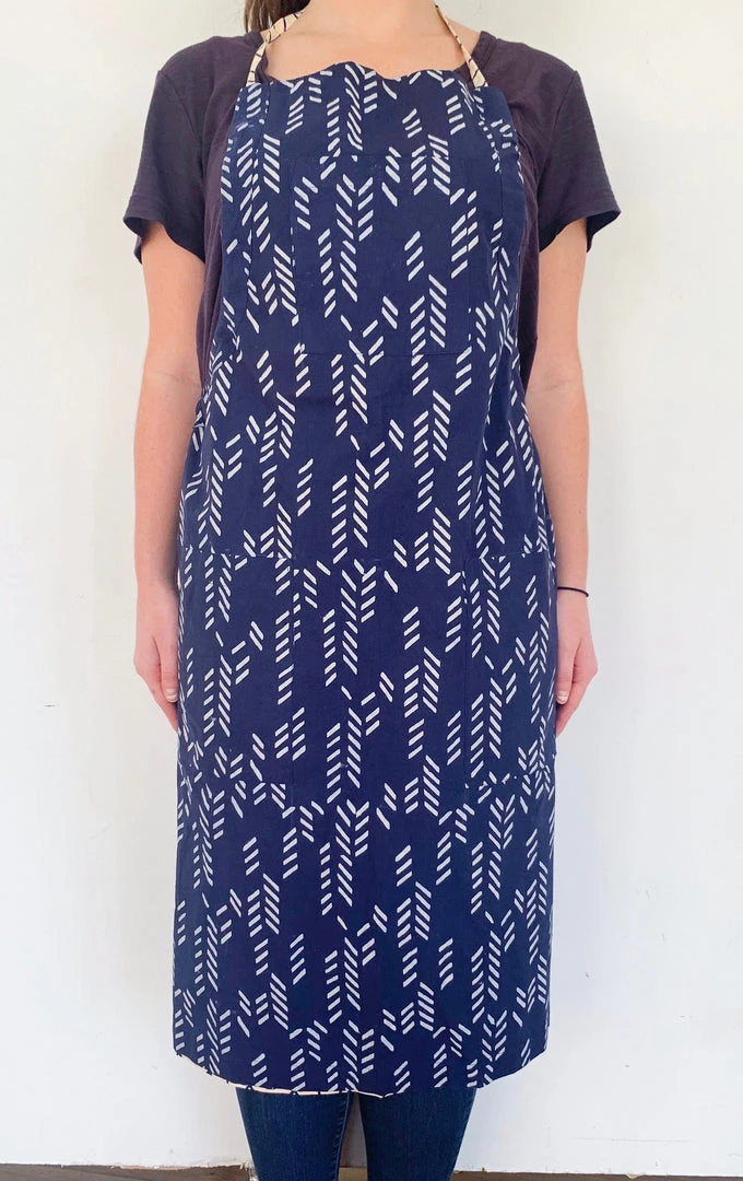 Symbology Feather/ Deco Reversible Apron Home Goods 1 Symbology Feather/ Deco Reversible Apron Home Goods