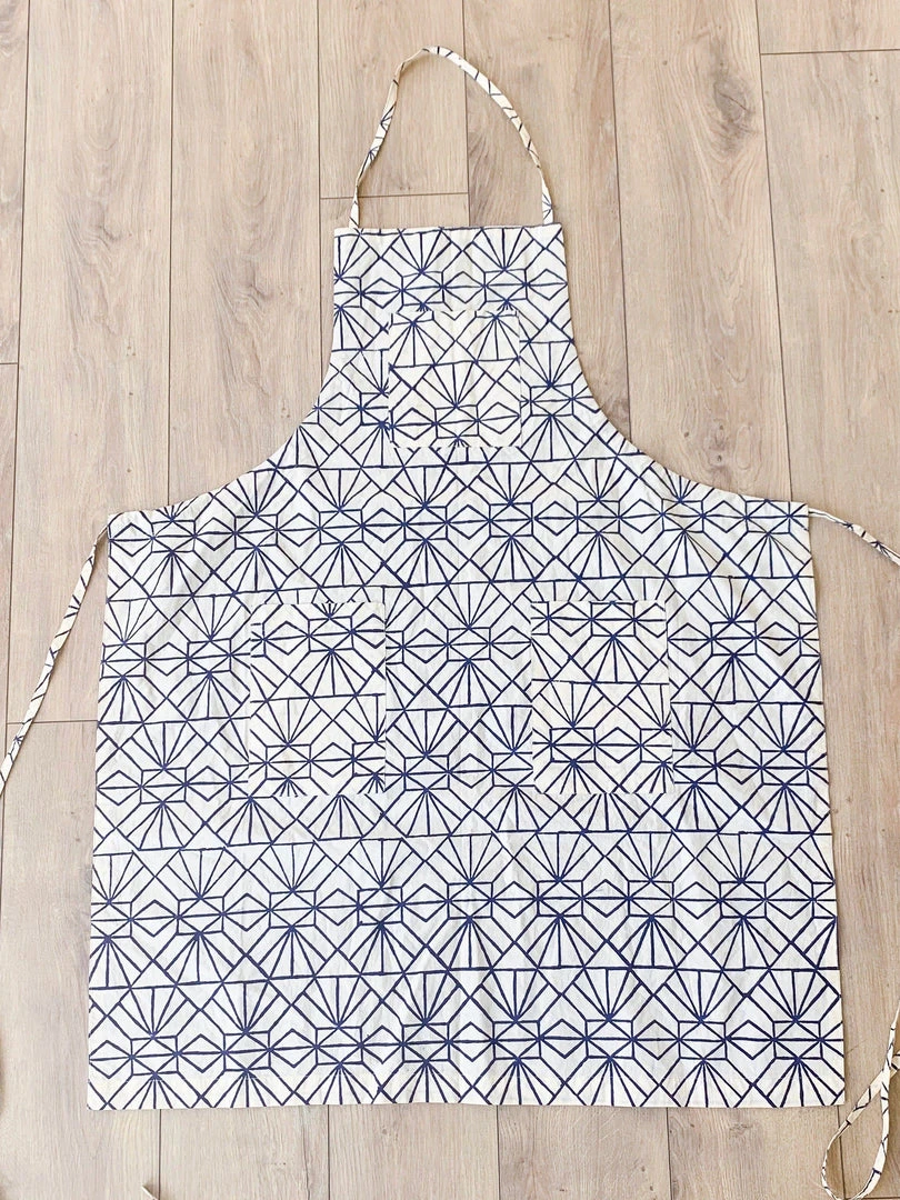 Symbology Feather/ Deco Reversible Apron Home Goods 3 Symbology Feather/ Deco Reversible Apron Home Goods