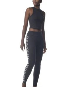 Synergy Organic Clothing Moon Phases Elevate Tank Top - Black