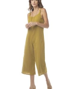 Synergy Organic Clothing Onward Jumpsuit - Ecru Olive