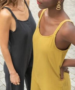 Synergy Organic Clothing Onward Jumpsuit - Ecru Olive