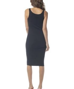Synergy Organic Clothing Sale Rib Knit Foundation Dress - Black