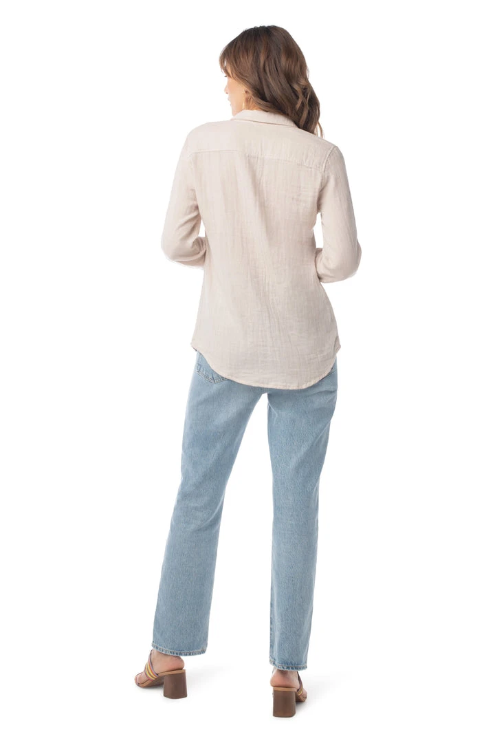 Synergy Organic Clothing True Blue Top - Chateau Gray 6 Synergy Organic Clothing True Blue Top - Chateau Gray