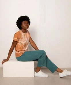 North Of West Taylor Tie Dye Tee - Amber Sale