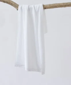 Coyuchi Temescal Ribbed Towels - Alpine White Home Goods