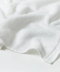 Coyuchi Temescal Ribbed Towels - Alpine White Home Goods