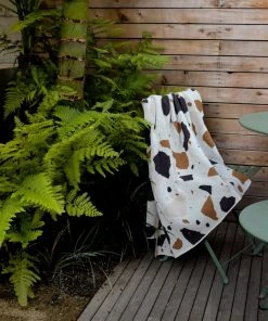 Anne Gates Studio Cozy Gifts Terrazzo Upcycled Throw Blanket