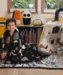 Anne Gates Studio Cozy Gifts Terrazzo Upcycled Throw Blanket