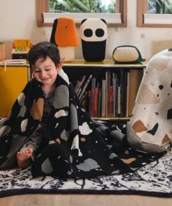 Anne Gates Studio Cozy Gifts Terrazzo Upcycled Throw Blanket