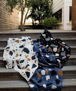 Anne Gates Studio Cozy Gifts Terrazzo Upcycled Throw Blanket