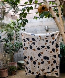 Anne Gates Studio Cozy Gifts Terrazzo Upcycled Throw Blanket