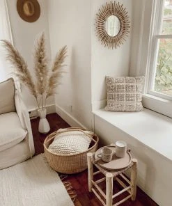 Territory Design Aterra Throw Pillow Cover - Cream Best Sellers