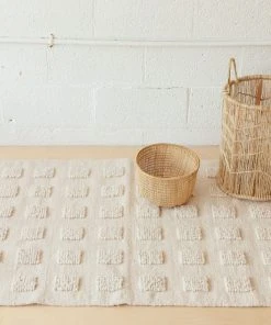 Territory Design Home Goods Cuadro Wool Rug - Cream