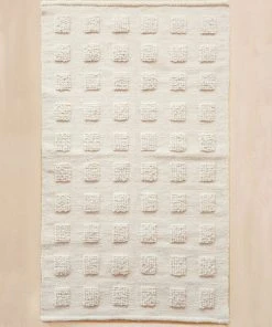 Territory Design Home Goods Cuadro Wool Rug - Cream