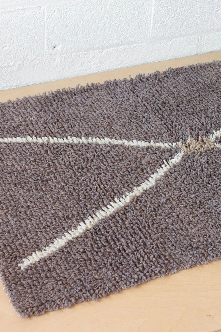 Territory Design Exis Wool Shag Rug - Cinder 3 Territory Design Exis Wool Shag Rug - Cinder