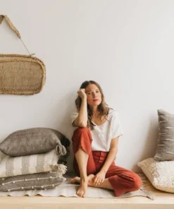 Territory Design Flecha Throw Pillow Cover - Gray Home Goods