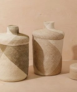 Territory Design Japa Tall Basket - Olive