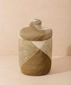 Territory Design Japa Tall Basket - Olive