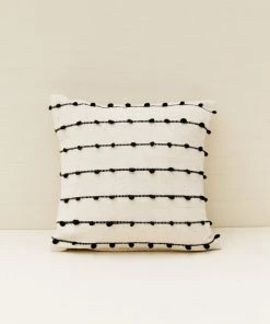 Territory Design Loops Throw Pillow Cover - Black Home Goods