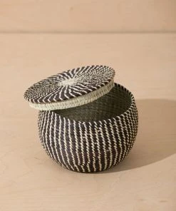 Territory Design Millet Lidded Basket Home Goods
