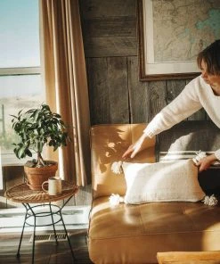 Territory Design Home Goods Puro Lumbar Pillow Cover - Cream