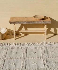 Territory Design Temo Wool Rug - Cream Home Goods