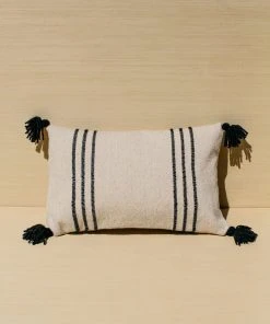 Territory Design Tres Rayos Throw Pillow Cover - Black