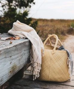 Territory Design Tunisian Beach / Bath Towel - Cream