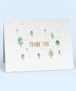Cute Root Assorted Thank You Plantable Cards - 10 Pack Greeting Cards