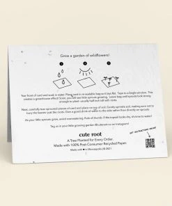 Cute Root Thanks Dots Plantable Cards - 10 Pack