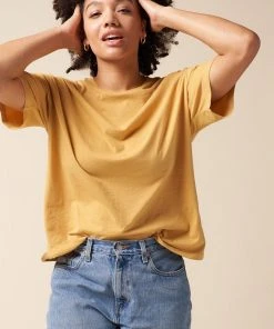 The Standard Stitch Boxy Crew - Golden Clothing