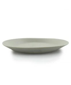The Bright Angle Kitchen + Dining Porcelain Catchall Plate - Smoke Gray