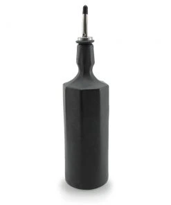 The Bright Angle Elixir Porcelain Olive Oil Bottle - Mica Black