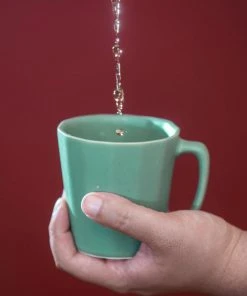 The Bright Angle Monday Porcelain Mug - Mica Black