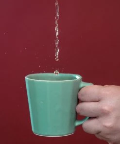 The Bright Angle Monday Porcelain Mug - Mica Black