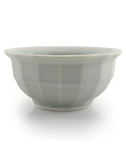 The Bright Angle Porcelain Soup Bowl - Smoke Gray Kitchen + Dining