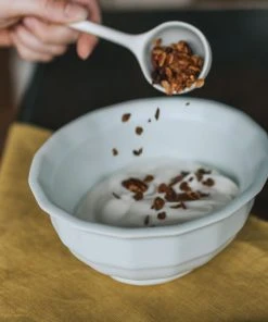 The Bright Angle Porcelain Soup Bowl - Smoke Gray Kitchen + Dining 6 The Bright Angle Porcelain Soup Bowl - Smoke Gray Kitchen + Dining