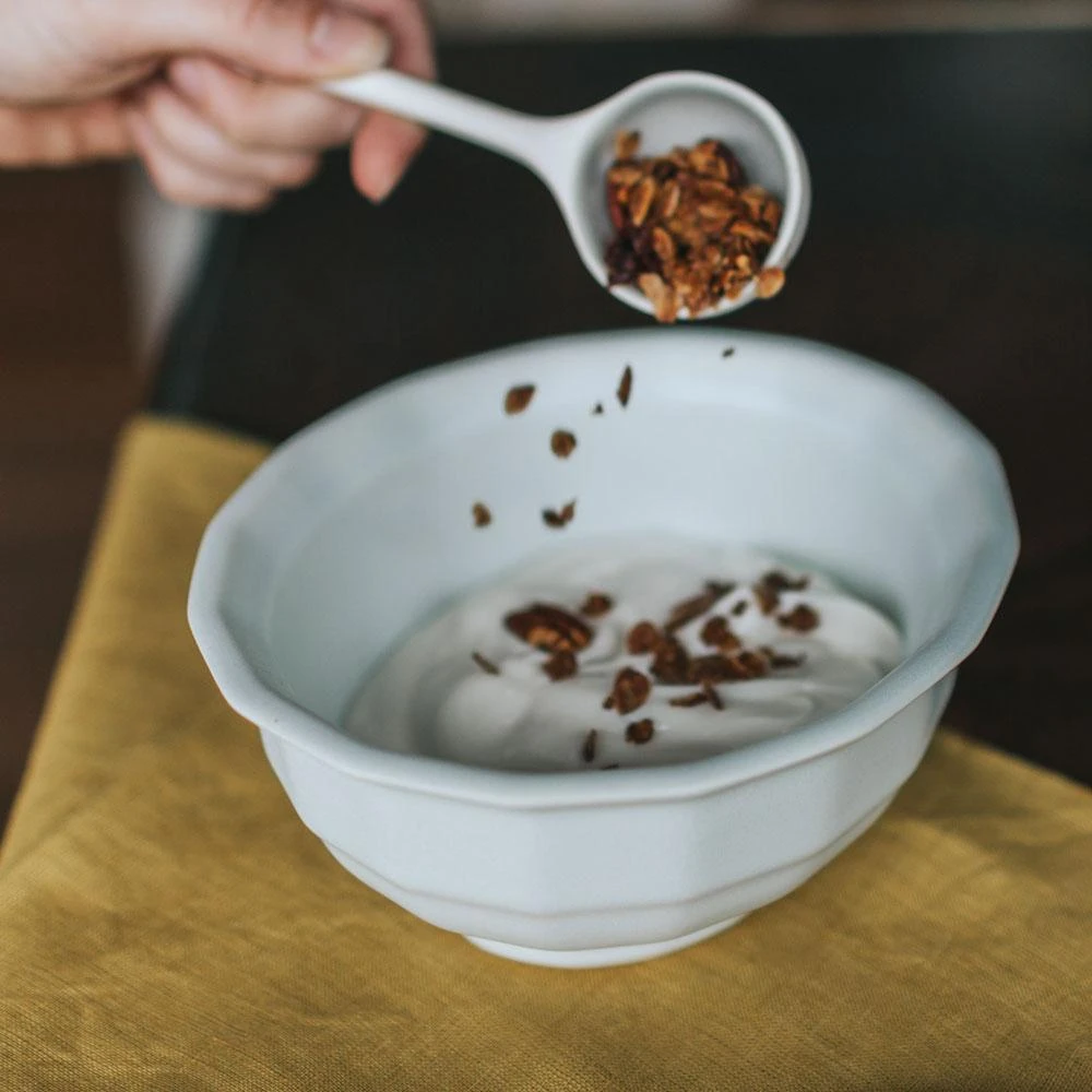 The Bright Angle Porcelain Soup Bowl - Smoke Gray Kitchen + Dining 3 The Bright Angle Porcelain Soup Bowl - Smoke Gray Kitchen + Dining