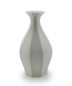 The Bright Angle Table Vase - Smoke Gray