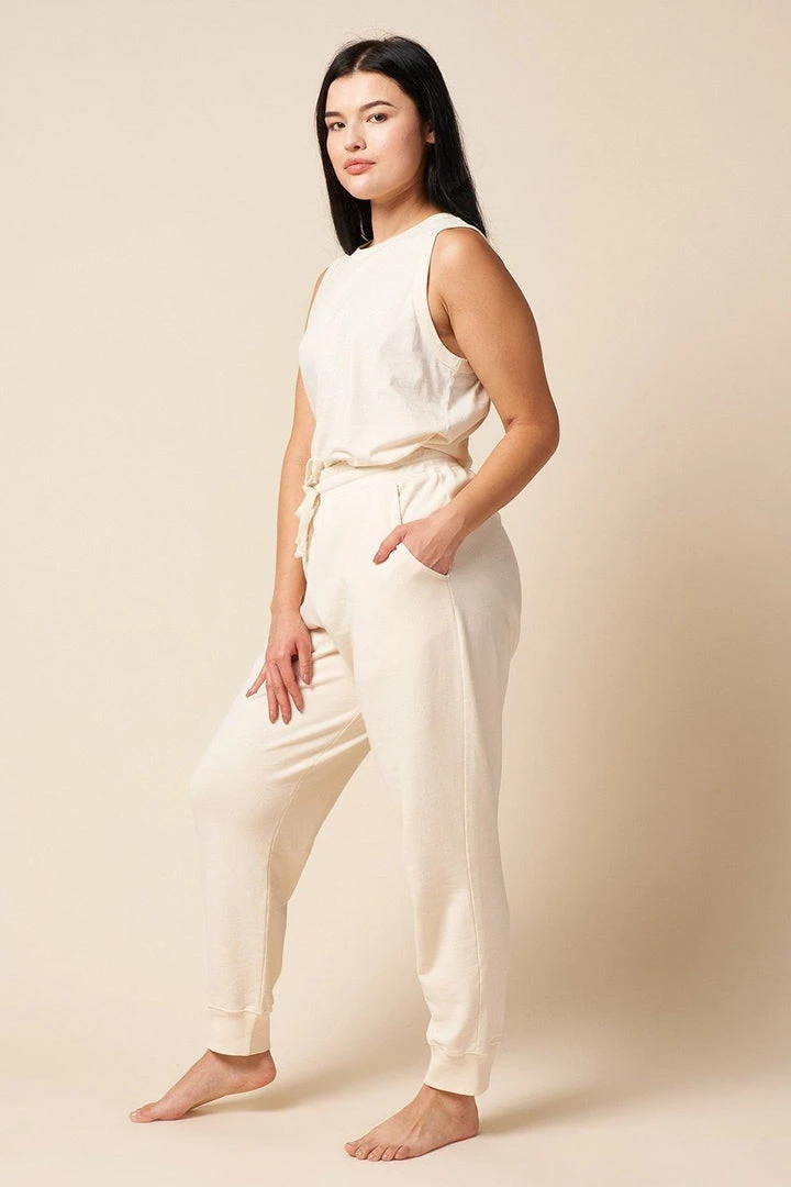 The Standard Stitch Classic Jogger - Bone 1 The Standard Stitch Classic Jogger - Bone