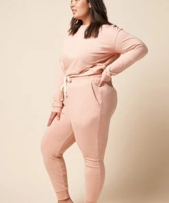 The Standard Stitch Clothing Classic Jogger - Pale Pink