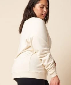 The Standard Stitch College Sweatshirt - Bone