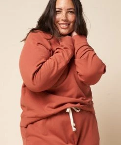 The Standard Stitch College Sweatshirt - Clay