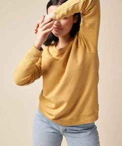 The Standard Stitch College Sweatshirt - Golden Clothing